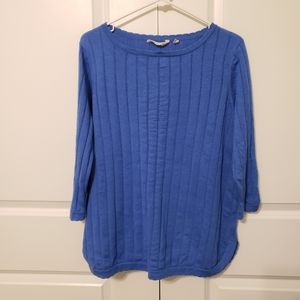 Soft Surroundings Medium (M) 3/4 Sleeved Blue 💙 Sweater